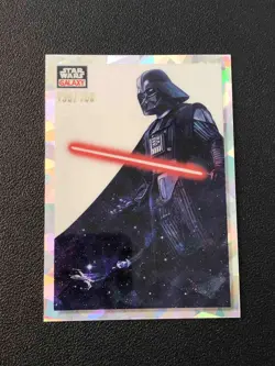 2023 Topps Chrome Star Wars Galaxy #92 Dark side Atomic /150 - Image 1