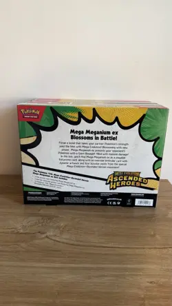 Pokemon TCG Mega evolution Ascended Heroes Mega Ex Box Meganium Feraligatr 4x - Image 2