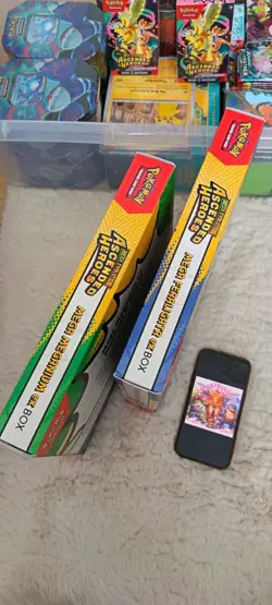 Pokemon TCG Mega Evolution Ascended Heroes Feraligatr & Meganium EX Box Booster - Image 5