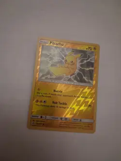 Pokemon Pikachu TCG Reverse Holo English Card 66/236 Sm-Cosmic Eclipse - Image 1