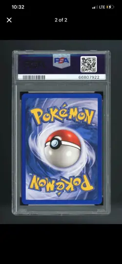PSA 9 Ivysaur 35/100 Reverse Foil Stamped Crystal Guardians Pokemon Card MINT - Image 2
