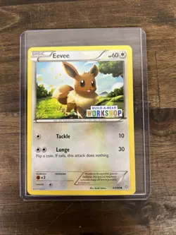 Eevee 63/98 Build a Bear BAB Workshop Exclusive Pokemon TCG 2015 Promo Card - Image 1