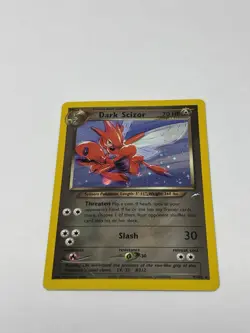Dark Scizor TCG Holo Rare Card 9/105 Neo Destiny Vintage LP - Image 2