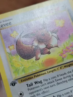 Pokemon Card Eevee Jungle 1st Edition Set Common 51/64 MP - Image 2