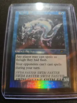 Tidal Barracuda ✨Foil✨ Braindead X Secret Lair MTG - Image 4