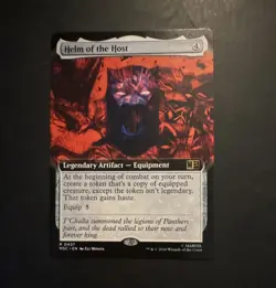 Magic: The Gathering Helm of the Host 0437 Marvel Super Heroes Rare Equipment - Image 1