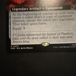 Magic: The Gathering Helm of the Host 0437 Marvel Super Heroes Rare Equipment - Image 2
