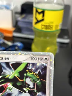 Pokemon Rayquaza ex 100 HP Ultra Rare Holo EX Dragon 97/97 2003 Damaged - Image 5