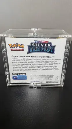 Pokemon Silver Tempest Booster Box Sealed Englisch OVP Near Mint Acryl Case - Image 2