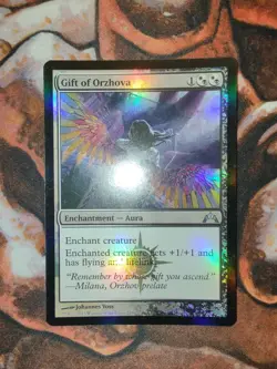 NM FOIL Gift of Orzhova Gatecrash GTC MTG Magic the Gathering 1st Edition - Image 1