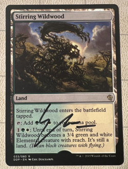 Stirring Wildwood Duel Decks: Zendikar vs. Eldrazi Artist Proof Signed - Image 1
