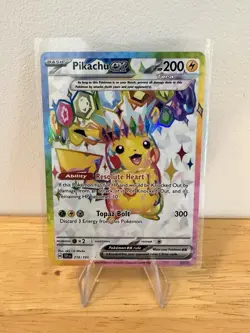 Pokemon Pikachu Ex #219 Surging Sparks Full Art Ultra Rare - Image 1