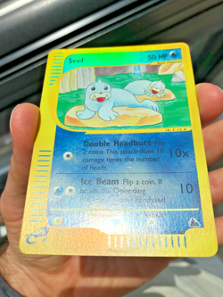 2003 Pokemon Skyridge Seel Reverse Holo #95/144 [LP-NM+] - Image 3