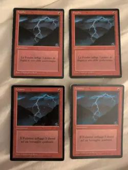 4x MTG FBB Lightning Bolt - Image 1