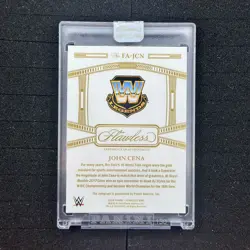 2024 Panini Flawless - John Cena FLAWLESS ACHIEVEMENTS AUTO /20 #FA-JCN - Image 2