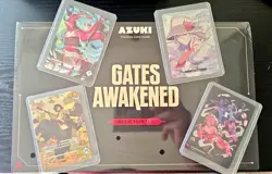 All 4 Azuki TCG IKZ Gates Awakened Limited Edition Rare Presale Promos Cards - Image 2