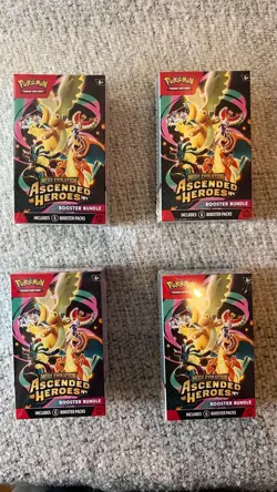 4x Ascended Heroes Booster Bundle boxes - New & Sealed - Image 1
