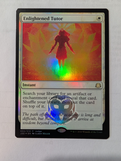 MTG Enlightened Tutor - Judge Promos - Foil - NM - Image 1