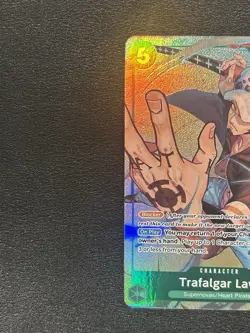 One Piece Card Trafalgar Law OP01-047 SR Alt Art EN - Image 3