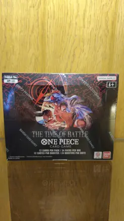 One Piece TCG OP-16 The Time Of Battle Booster Box Brand New Sealed - Image 1