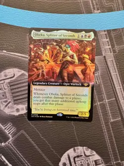 Obeka, Splitter of Seconds Outlaws of Thunder Junction Extended Art Foil Rare - Image 1