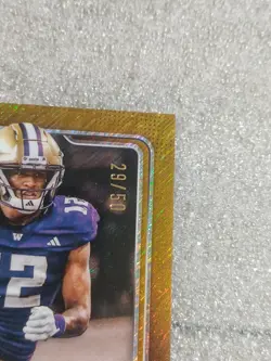 2025 Bowman U Chrome #BCA-DB Denzel Boston On Card Auto Gold Shimmer /50 Browns* - Image 2