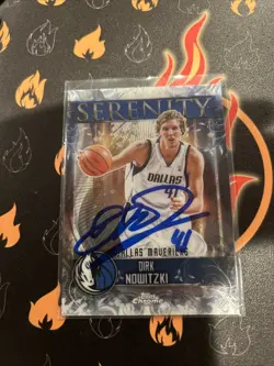 2025-26 Topps Chrome - Serenity Dirk Nowitzki On Card Autograph #SY-10 - Image 1