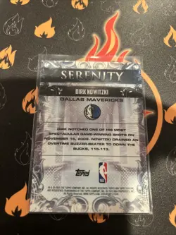 2025-26 Topps Chrome - Serenity Dirk Nowitzki On Card Autograph #SY-10 - Image 2