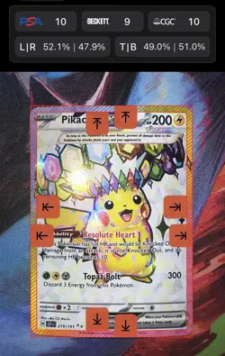 2024 Pokemon Pikachu Ex 219/191 Sv08: Surging Sparks Holo (POTENTIAL PSA 10) - Image 2