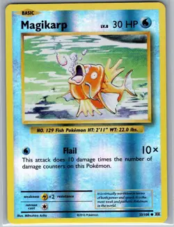 Magikarp 33/108 Reverse Holo XY - Evolutions - Pokemon Card - NM - Image 1