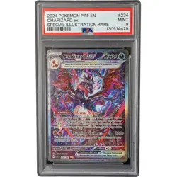 Charizard ex #234/091 Paldean Fates SIR PSA 9 EN Pokemon Card *AE - Image 1