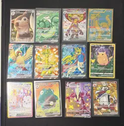 Pokemon TCG 12-Card Holo Lot ex/Tera/VMAX Paldean Fates Obsidian Flames - Image 1