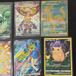 Pokemon TCG 12-Card Holo Lot ex/Tera/VMAX Paldean Fates Obsidian Flames - Image 3