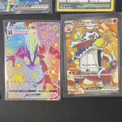 Pokemon TCG 12-Card Holo Lot ex/Tera/VMAX Paldean Fates Obsidian Flames - Image 4