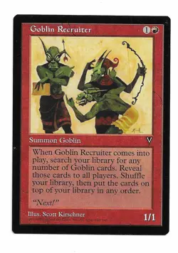 MTG Goblin Recruiter X1 Visions Uncommon - Image 3