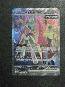 Iron Valiant ex Special Illustration Rare HOLO 249/182 SV04 Pokemon Paradox Rift - Image 1