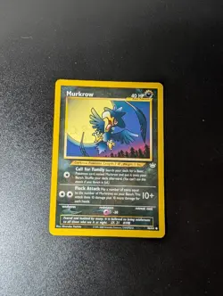 Murkrow 46/64 Common Neo Revelation Pokemon Unlimited Near Mint - Image 1