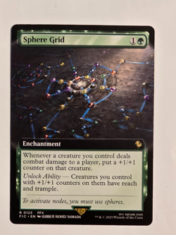 Sphere Grid R0123 Regular Extended Art Final Fantasy Magic the Gathering NM - Image 1