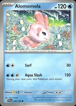 ALOMOMOLA 048/198 SCARLET & VIOLET C POKEMON NM/M - Image 1