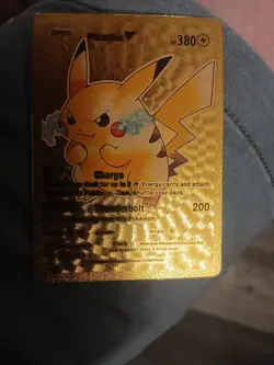Pokemon TCG Vivid Voltage Pikachu v 170/185 Gold - Image 2