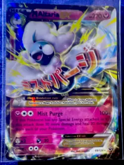 Pokemon TCG M Altaria EX Full Art Holo Ultra Rare #69/124 Fates Collide EN - Image 1