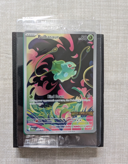Pokemon TCG Bulbasaur 133/132 MegaEVO Stamped Holo Illus Rare IN WRAPPER! - Image 1