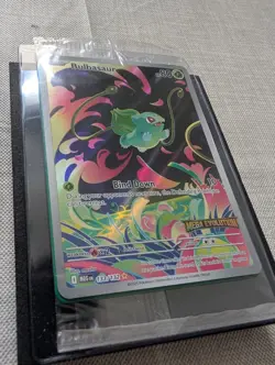 Pokemon TCG Bulbasaur 133/132 MegaEVO Stamped Holo Illus Rare IN WRAPPER! - Image 2