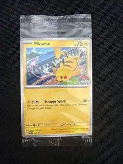 Pokemon TCG Pikachu SVP 190 Promo 2024 World Championships Sealed - Image 1