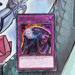 YUGIOH SOUL DRAIN ULTRA RARE LART-EN011 NEAR MINT - Image 1