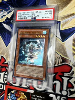 Yugioh PSA 10 Aquarian Alessa TAEV-EN020 Ultimate Rare 1st Edition - Image 4