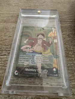 One Piece Card French Luffy Op13-001 X Musee Grevin Promo New - Image 4