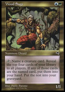 Wood Sage x1 1x Tempest LP MTG - Image 1
