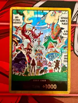 DON!! Card (Egghead) (Gold) One Piece The Azure Sea's Seven DON!! NM - Image 1