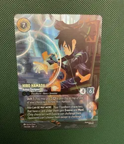 Disney Lorcana TCG Hiro Hamada - Armor Designer Enchanted Foil EN 214/204 - Image 1